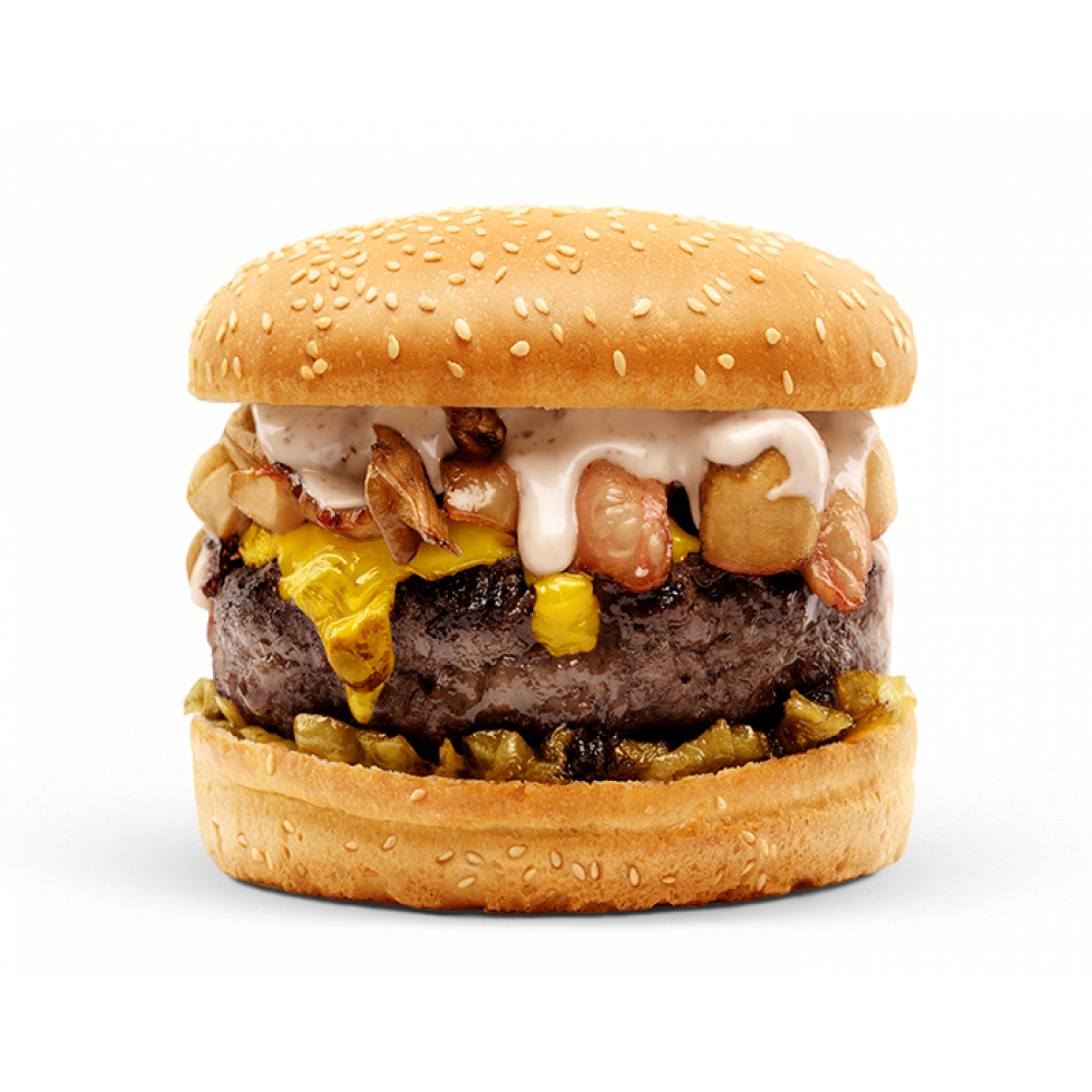 БУРГЕР ГРИБНОЙ С ТРЮФЕЛЕМ